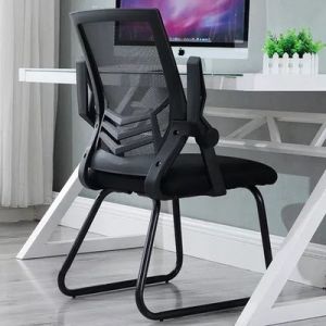 Office mesh chair,arch foot style - black