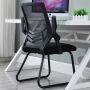 Office mesh chair,arch foot style - black