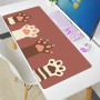 Office mouse pad 210*260*3 - Cat paws