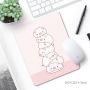 Office mouse pad 210*260*3 - Pig dumbling