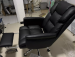 Office premium chair with footrest- Black