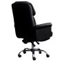 Office premium chair with footrest- Black