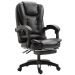 Office premium massager wheeled chair with footrest, nylon stand