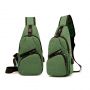 One arm sport backpack - green