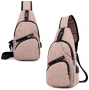 One arm sport backpack - pink