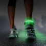 Opaska świecąca LED na but (2szt) - zielona