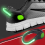 Opaska świecąca LED na but (2szt) - zielona
