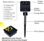 Outdoor waterproofing Solar LED lamp string remote control 22M - warm white light
