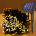 Outdoor waterproofing Solar LED lamp string remote control 22M - warm white light