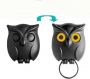 Owl key hook - black owl