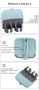 Paner (type 1) - black/blue (plastic cover)