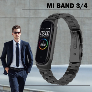 Pasek opaska Xiaomi Mi Band 3/ Xiaomi Mi Band 4 - czarna
