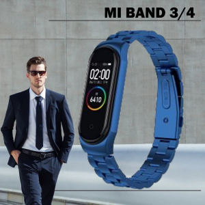 Pasek opaska Xiaomi Mi Band 3/ Xiaomi Mi Band 4 - niebieska