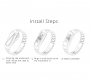 Pasek opaska Xiaomi Mi Band 3/ Xiaomi Mi Band 4 - rainbow
