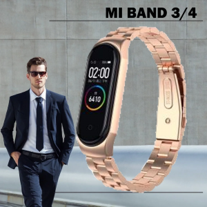 Pasek opaska Xiaomi Mi Band 3/ Xiaomi Mi Band 4 - rose gold