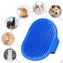 Pet Clean Massage shower Brush / rubber gloves - blue CX24