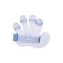 Pet cleaning brush Gloves- Blue