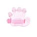 Pet cleaning brush Gloves- Pink