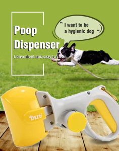 Pet fecal collector - Yellow