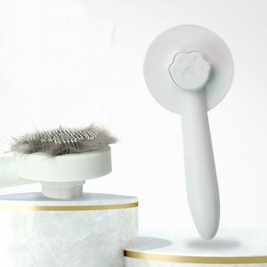 Pet hair removal comb-White