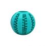 Pet silicone toy ball, teeth cleaning ball - blue 6.3*6cm