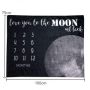 Photo blanket Keep the Moment 100*75 - Moon
