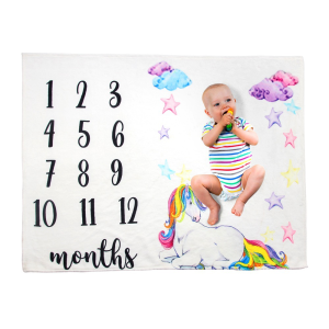 Photo blanket Keep the Moment 100*75 - Unicorn with stars