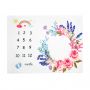 Photo blanket Keep the Moment - Flowers