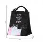 Picnic Cooler Bag (Cat Design) - Black Color