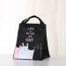 Picnic Cooler Bag (Cat Design) - Black Color