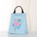Picnic Cooler Bag (Flamingo Design) - Sky Blue Color