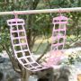 Pillow & cloth toys drying rack - pink