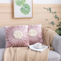 Pillowcase (Square Chrysanthemum) - Pink 45*45cm