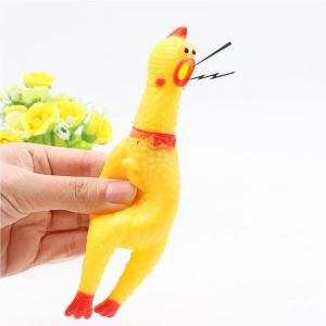 Piszcząca zabawka dla psa - kurczak, 16 cm
