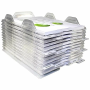 Plastic document shelf - 8 pack