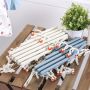 Plastic folding clothes hanger-29 clips -white