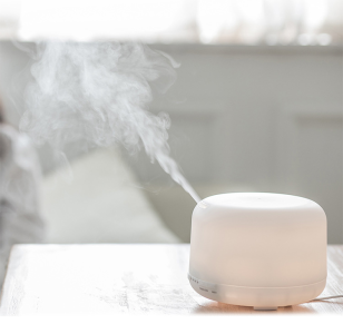 Plastic Incense Burner/Aroma Diffuser with Night Lamp