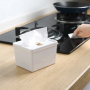 Plastic storage box （Medium Size)-white