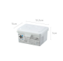 Plastic storage box （Medium Size)-white