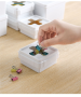 Plastic storage box（Small Size)-white