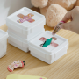 Plastic storage box（Small Size)-white