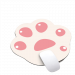 Podkładka pod myszkę - różowa kocia łapka