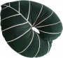 Poduszka dekoracyjna pluszowa w kształcie liścia - typ 4