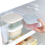 Pojemnik do przechowywania żywności w lodówce - szary
