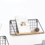 Półka ścienna styl LOFT 29,5 cm- czarna