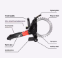 Portable concrete cutting machine -Black