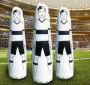 Portable football wall inflatable column - white