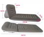 Portable Inflatable Bed - Warm Gray