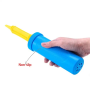 Portable inflator manual balloon inflator - yellow-blue