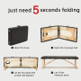 Portable Massage Bed - Black Color